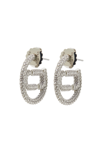 The J Marc Small Pave Hoops